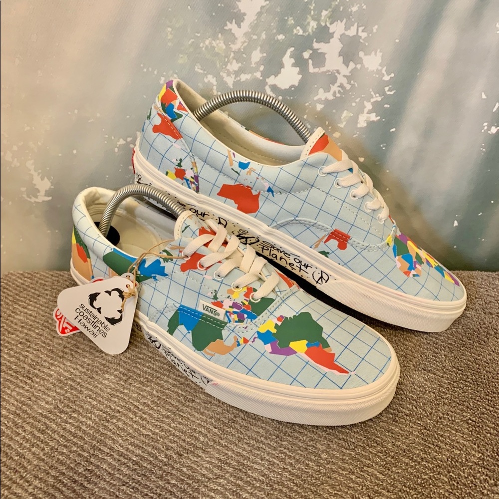 Vans Era Save Our Planet Multicolor Globe Shoe